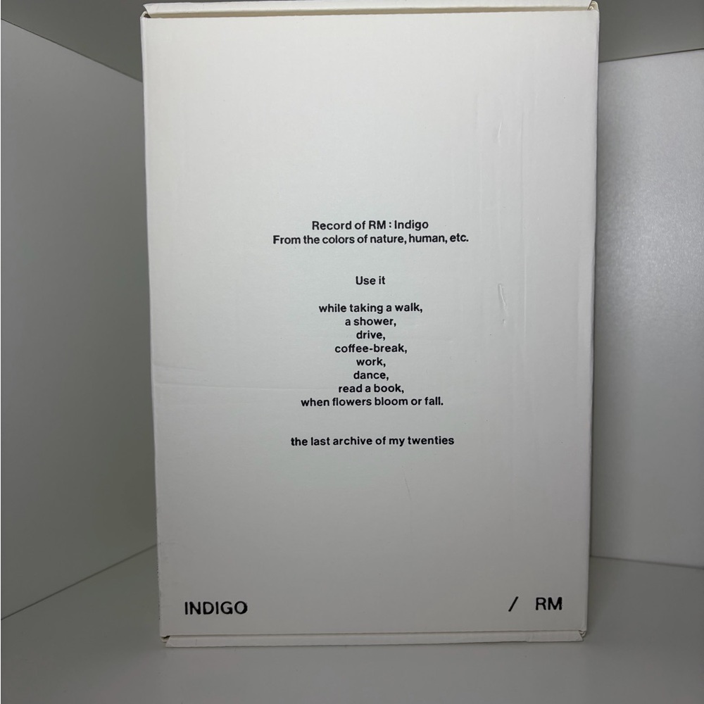 UNSEALED: RM (BTS) ‘Indigo’ (Book Edition) Album